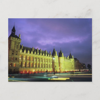 The "Conciergerie" by night, Paris, France Postcard