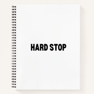 The Conclusion Ledger | Hard Stop Professional Notebook