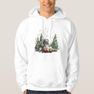The "Concrete Dreamer" Collection: Abstract 3D Gra Hoodie