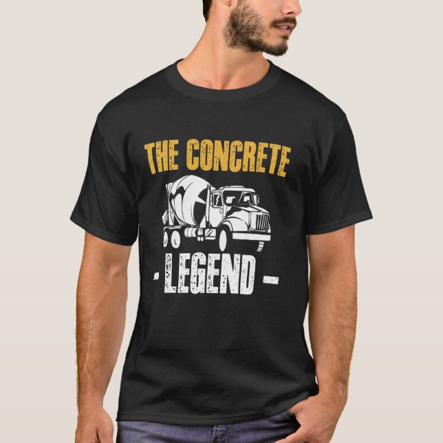 The Concrete Worker Legend T-Shirt (Front)