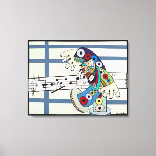 "The Conductor" by Ruchell Alexander Canvas Print