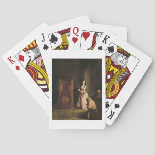 The Confession, c.1755 (oil on canvas) Playing Cards