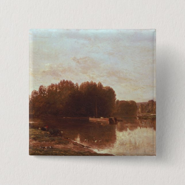 The Confluence 15 Cm Square Badge (Front)