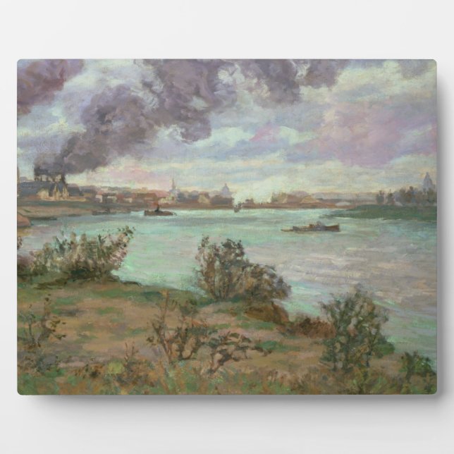 The Confluence of the Seine and the Marne at Ivry Plaque (Front)