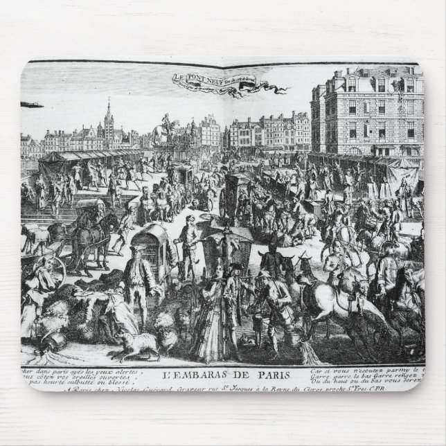 The Congestion in Paris Mouse Pad (Front)