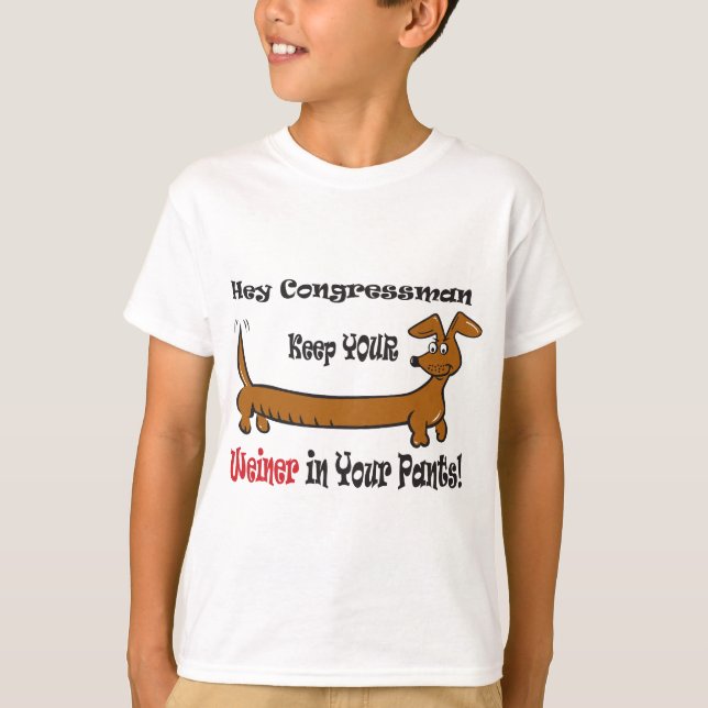 The Congressmans Weiner T-Shirt (Front)
