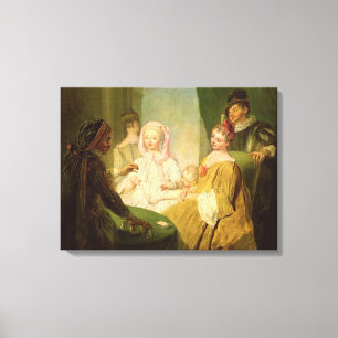 The Conjuror, 1720-25 Canvas Print