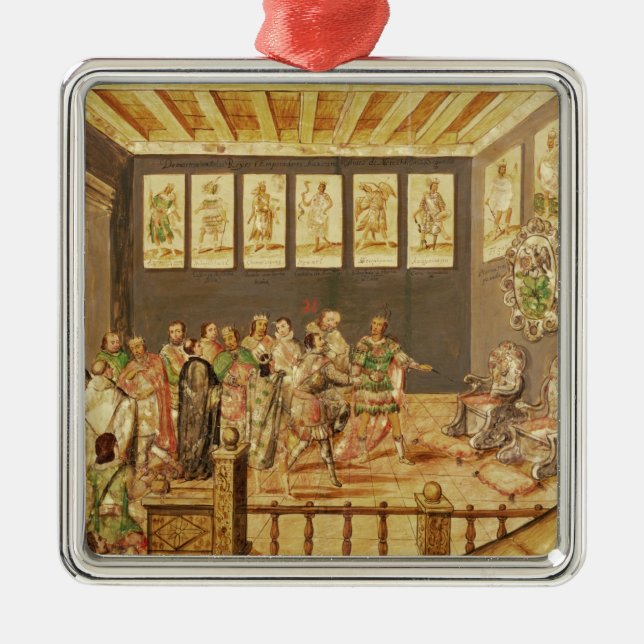 The Conquest of Mexico Metal Tree Decoration (Front)