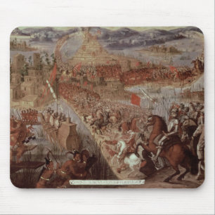 The Conquest of Tenochtitlan Mouse Pad