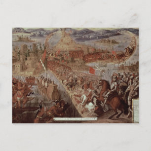 The Conquest of Tenochtitlan Postcard