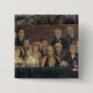 The Consecration of the Emperor Napoleon 15 Cm Square Badge