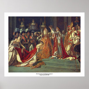 The Consecration of the Emperor Napoleon l Poster