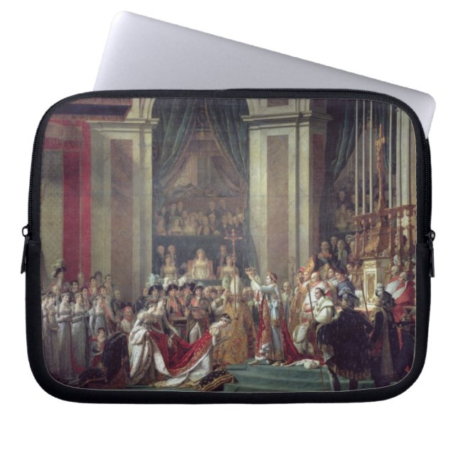 The Consecration of the Emperor Napoleon Laptop Sleeve (Front)