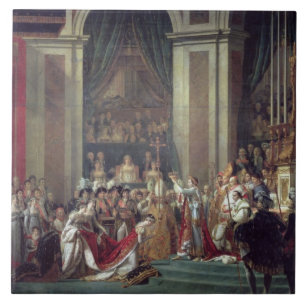 The Consecration of the Emperor Napoleon Tile