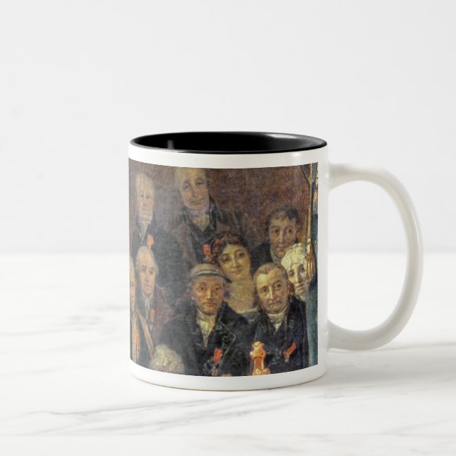 The Consecration of the Emperor Napoleon Two-Tone Coffee Mug (Right)