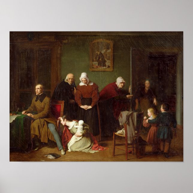 The Consequences of the Seduction, 1824 Poster (Front)