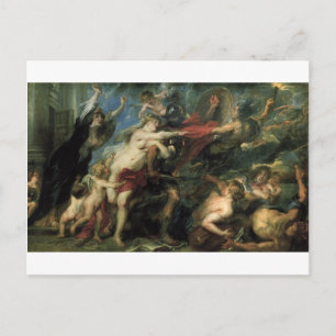 The Consequences of War by Peter Paul Rubens Postcard