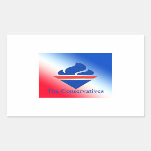 The Conservatives Old Torch Logo Rectangular Sticker