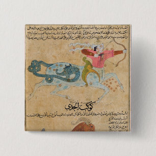 The Constellations of Sagittarius and 15 Cm Square Badge