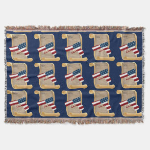 The Constitution Throw Blanket