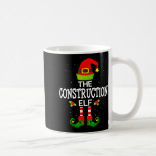 The Construction Elf Christmas Family Matching Paj Coffee Mug