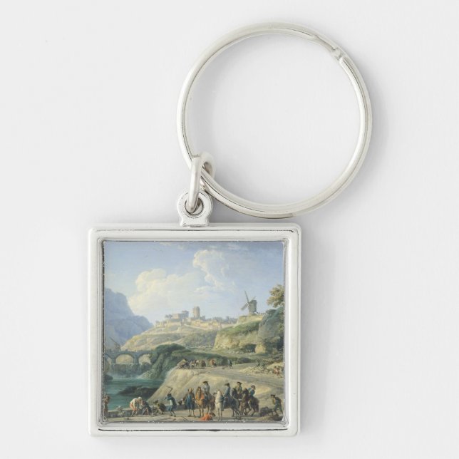 The Construction of a Road, 1774 Key Ring (Front)