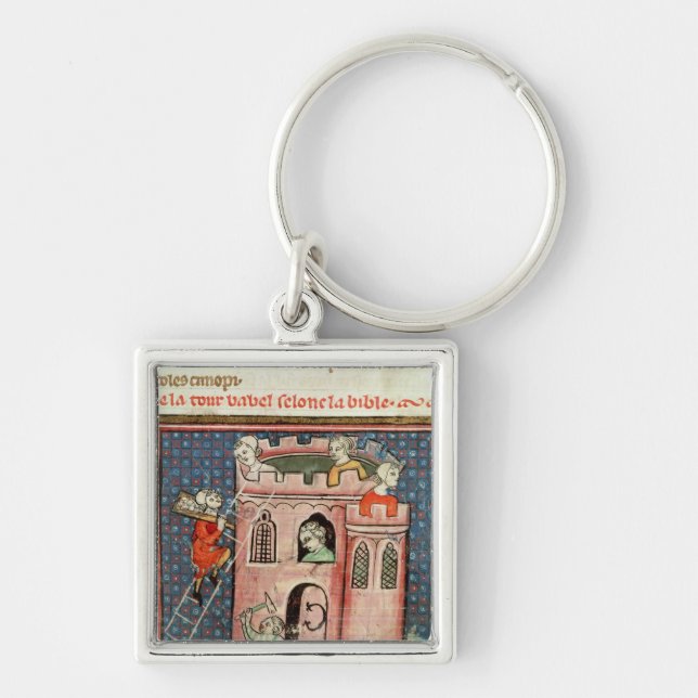 The Construction of the Tower of Babel Key Ring (Front)