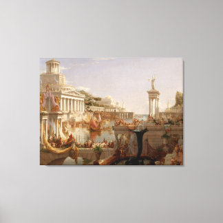 The Consummation The Course of the Empire T. Cole Canvas Print