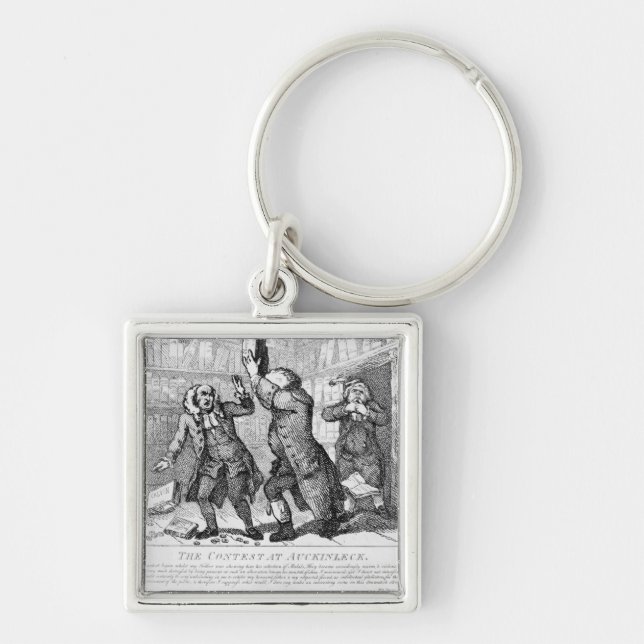 The Contest at Auckinleck Key Ring (Front)