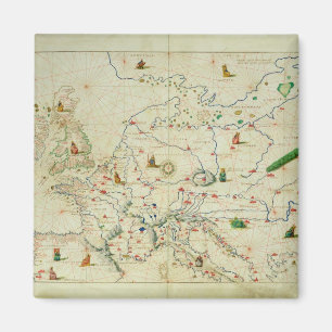 The Continent of Europe Magnet