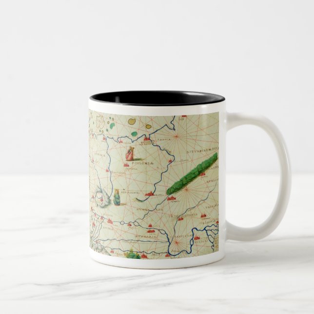 The Continent of Europe Two-Tone Coffee Mug (Right)