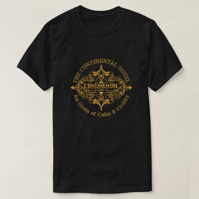 The Continental Hotel T-Shirt (Design Front)