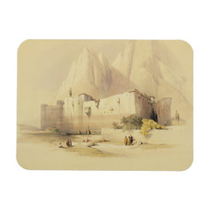 The Convent of St. Catherine, Mount Sinai, Februar Magnet