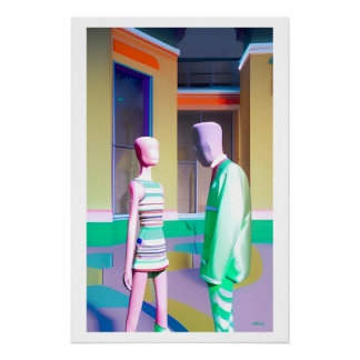 The Conversation - Ken Gauge Art Poster