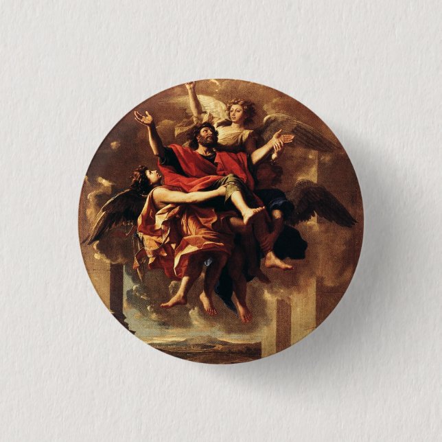 The Conversion of Saint Paul 3 Cm Round Badge (Front)