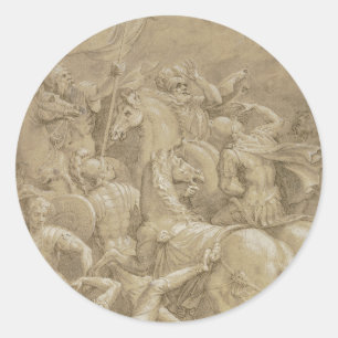 The Conversion of Saint Paul Classic Round Sticker