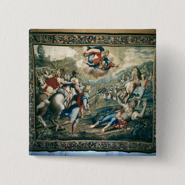 The Conversion of St. Paul 15 Cm Square Badge (Front)