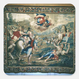 The Conversion of St. Paul Square Sticker