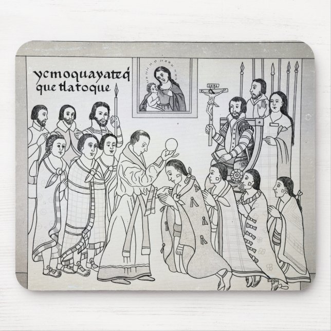 The Conversion of the Aztecs to Roman Mouse Pad (Front)