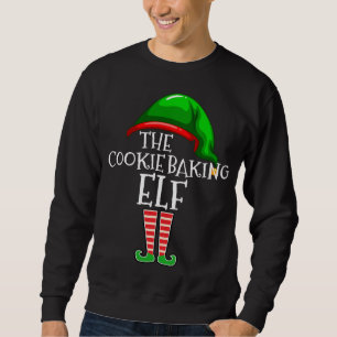 The Cookie Baking Elf Family Matching Group Christ Sweatshirt