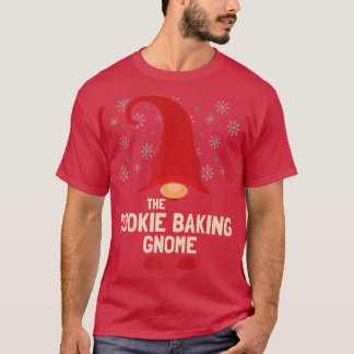 The Cookie Baking Gnome Christmas Family Matching  T-Shirt