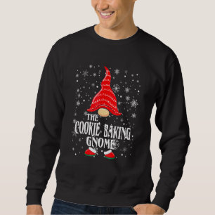 The Cookie Baking Gnome Matching Family Group Chri Sweatshirt