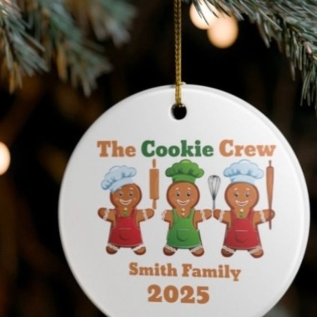 The cookie crew gingerbread  ceramic tree decoration (Creator Uploaded)