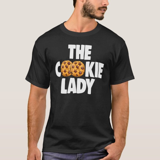 The Cookie Lady Baking  Women Choco Chip Cookie Pa T-Shirt (Front)
