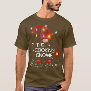 The Cooking Gnome Matching Family Christmas Gnome  T-Shirt