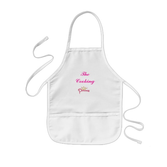 the cooking princess kids apron (Front)
