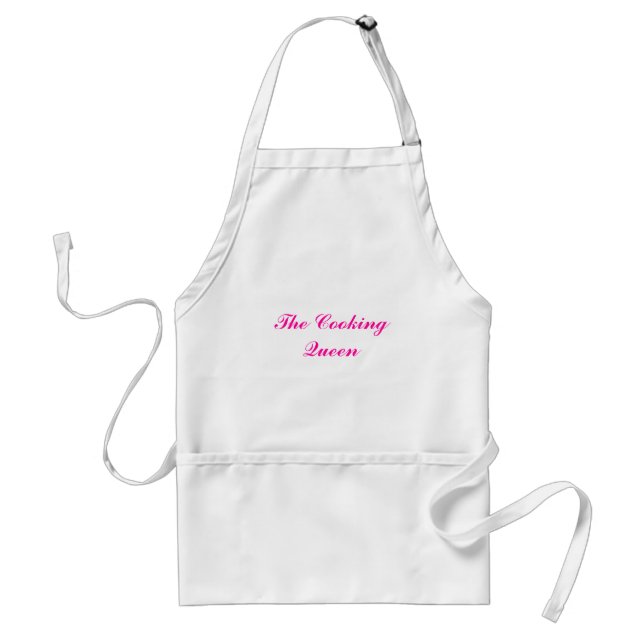 The Cooking Queen Standard Apron (Front)