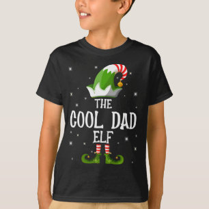 The Cool Dad Elf Family Matching Christmas T-Shirt