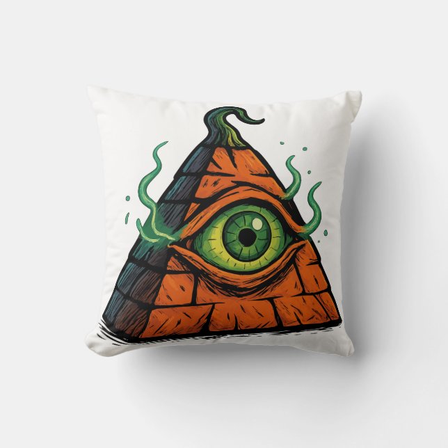 The cool Halloween monster pillow! Cushion (Front)