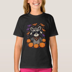 The Cool Halloween Racoon: Spooky Meets Stylish T-Shirt